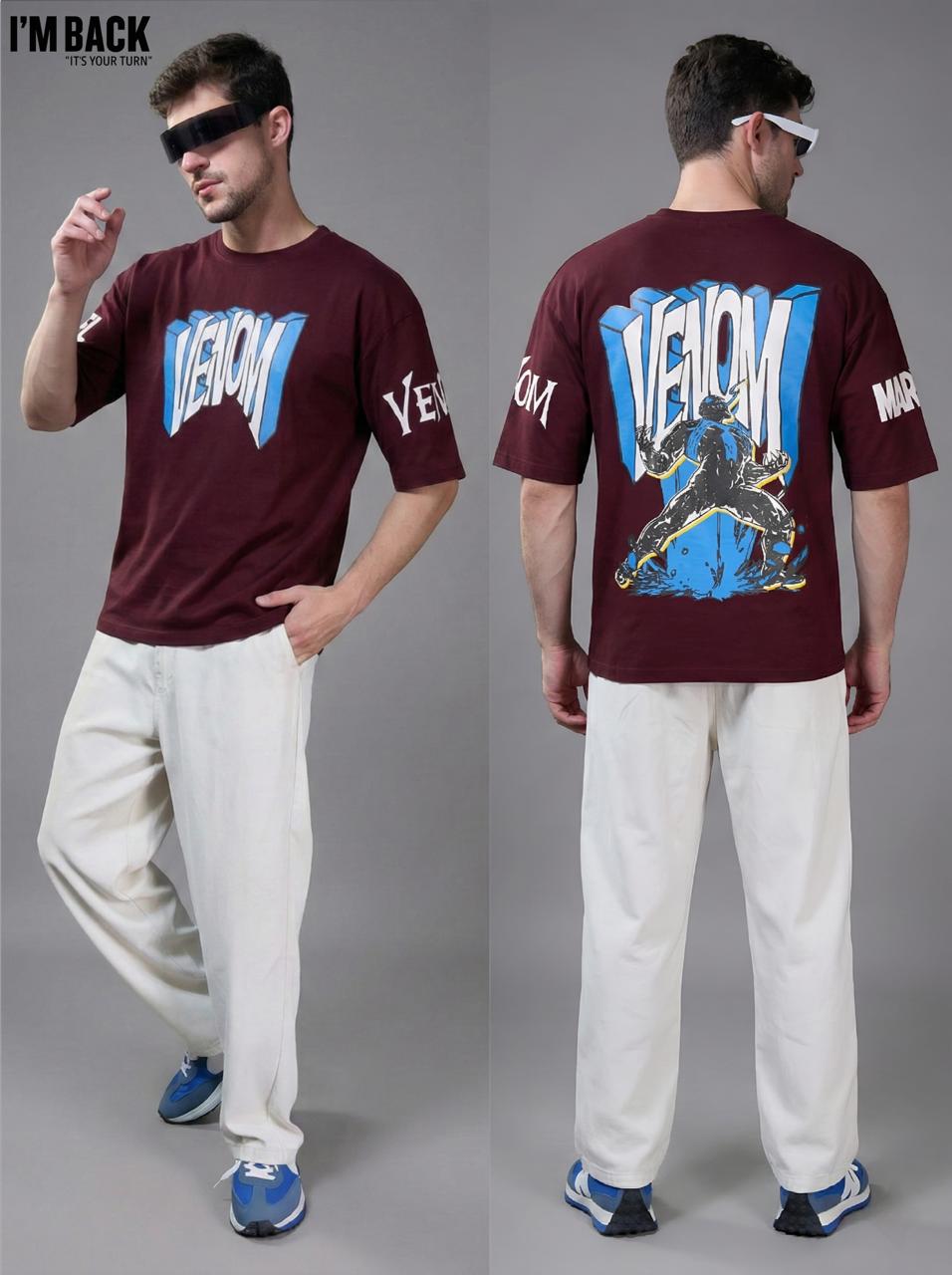 JOG Venom Oversized T-shirt Front and Back